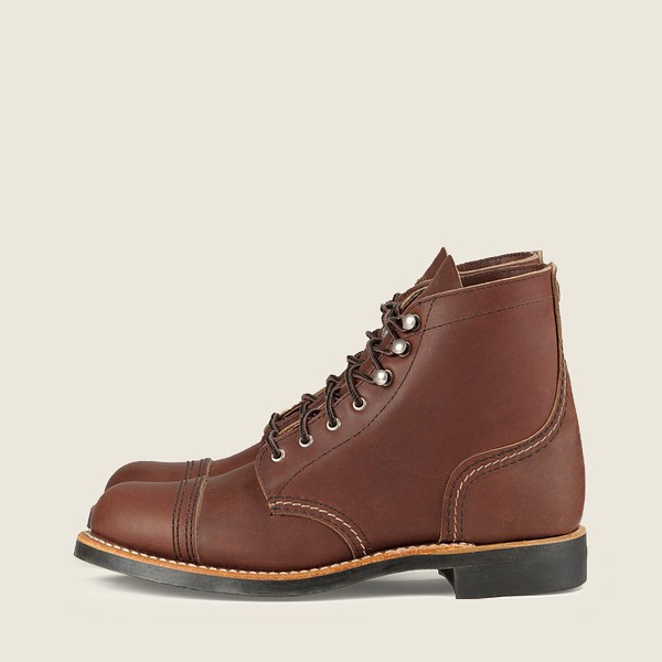 Red Wing Heritage Bot Bayan - Iron Ranger - Short Harness Deri - Kahverengi - 31MBVWGON